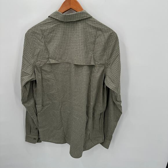 PRANA NWT Men's Garvan Long Sleeve Shirt in Evergreen // Small Tall - Picture 10 of 12
